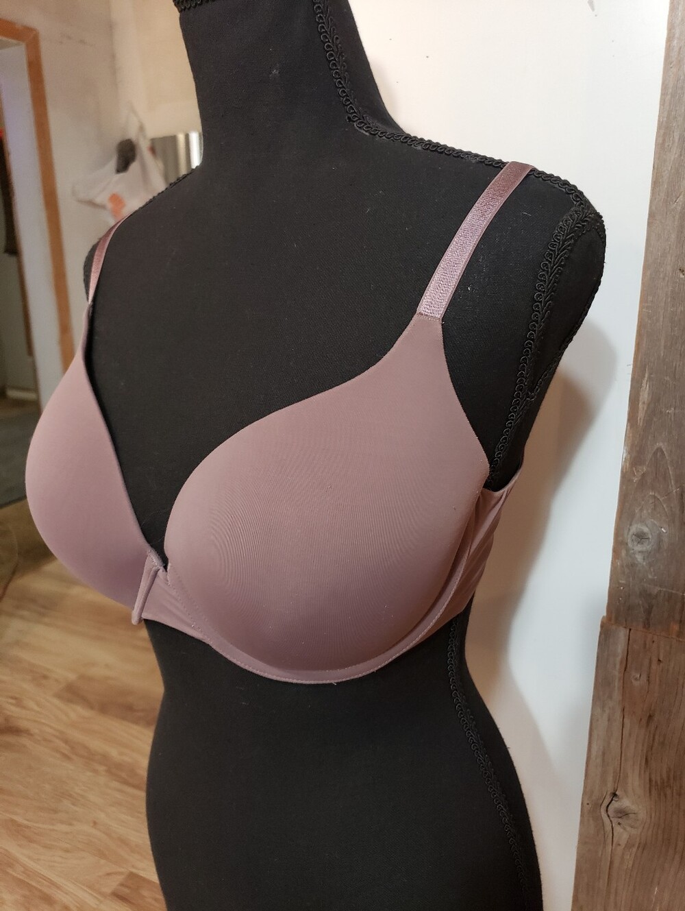 Victorias Secret Perfect Shape Push-up Bra 34DD Mauve/dark Purple